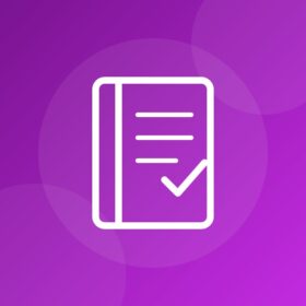 Illustrazione: registro con segno di spunta